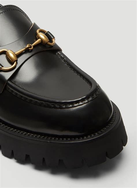 gucci lug sole boots|best chunky lug sole loafers.